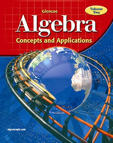 Stock image for Algebra: Concepts and Applications Volume 2 for sale by a2zbooks