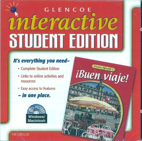 Imagen de archivo de Buen viaje! Level 1, Interactive Student Edition CD-ROM (GLENCOE SPANISH) a la venta por Iridium_Books