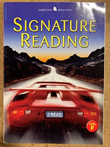 Stock image for Jamestown Signature Reading, Student Edition, Level F (Ntc: Jt: Rdg Skills & Strateg) ; 9780078617201 ; 0078617200 for sale by APlus Textbooks