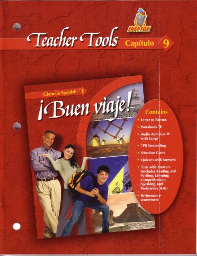 Buen Viaje Teacher Tools Fast File Capitulo 9 Glencoe Spanish 1 (9780078619632) by Conrad J. Schmitt