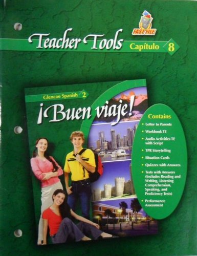 Stock image for Buen Viaje! Glencoe Spanish 2 - Teacher Tools - Capitulo 8 for sale by Jenson Books Inc