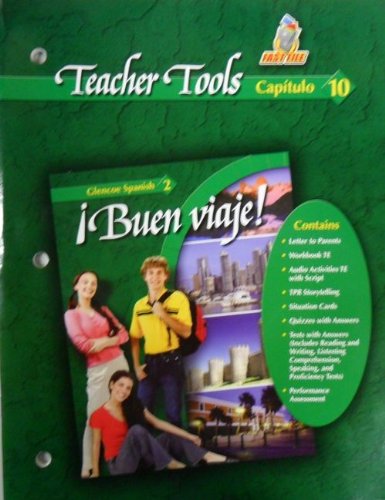 Stock image for Buen Viaje! Glencoe Spanish 2 - Teacher Tools - Capitulo 10 for sale by HPB-Red