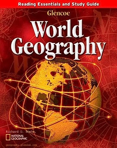 Imagen de archivo de Glencoe World Geography, Reading Essentials and Study Guide, Workbook a la venta por SecondSale