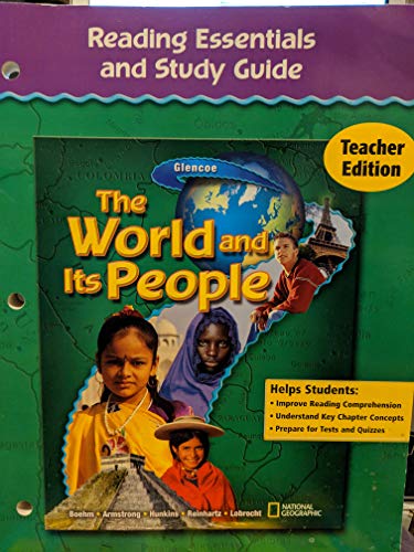 Stock image for Glencoe The World and Its People Reading Essentials and Study Guide Teacher Edition (The World and Its People) for sale by Discover Books