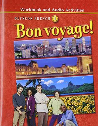 Imagen de archivo de Bon Voyage Workbook and Audio Activities Glencoe French 1 a la venta por SecondSale