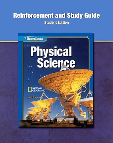 9780078660917: Glencoe Physical Science Reinforcement Study Guide: Student Edition