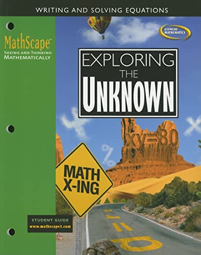 Stock image for MathScape: Seeing and Thinking Mathematically, Course 3, Exploring the Unknown, Student Guide for sale by Better World Books