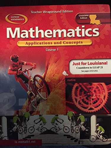 Stock image for Mathematics Application and Concepts Course 1 Louisiana Edition (Course 1) for sale by ThriftBooks-Dallas