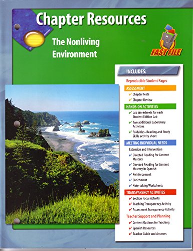 Glencoe Science Chapter Resources The Nonliving Environment (Fast File)