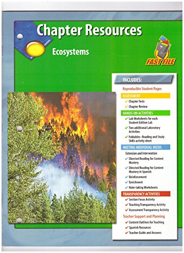 Stock image for Glencoe Science: Chapter Resources, Ecosystems for sale by Nationwide_Text