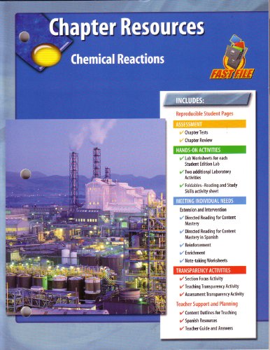 Beispielbild fr Glencoe Science Chapter Resources Chemical Reactions (Fast File) zum Verkauf von Nationwide_Text