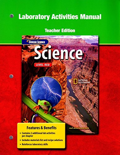 Stock image for Glencoe Science Laboratory Activities Manual Teacher Edition Level Red for sale by Old Friends Books