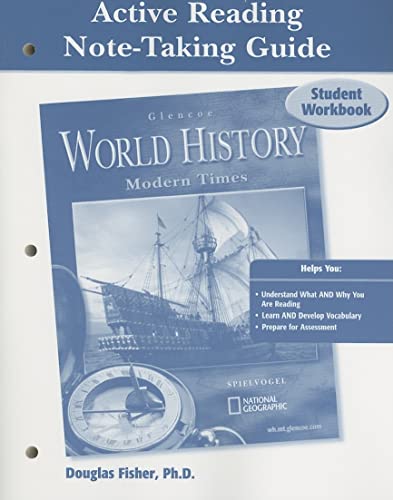 Stock image for Glencoe World History, Active Reading Note-Taking Guide Student Workbook: Modern Times for sale by ThriftBooks-Atlanta