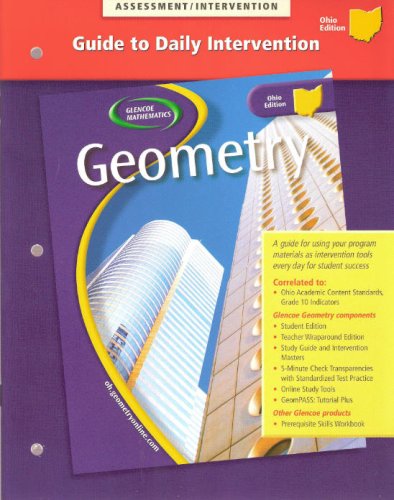 Beispielbild fr Glencoe Mathematics - Geometry - Guide to Daily Intervention [Ohio Edition] zum Verkauf von Better World Books