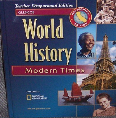 Imagen de archivo de World History Modern Times California Teacher Wraparound Edition a la venta por HPB-Red