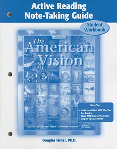 Stock image for American Vision, Active Reading Note-Taking for Student Edition (UNITED STATES HISTORY (HS)) for sale by Georgia Book Company
