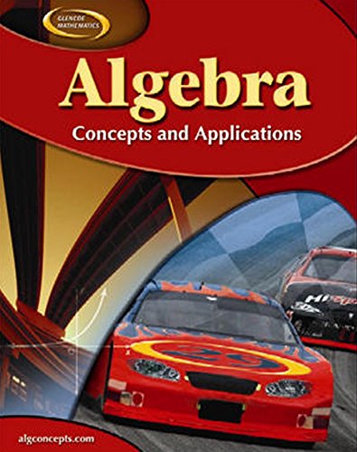 Imagen de archivo de Algebra: Concepts and Applications, Student Edition (ALGEBRA: CONC. & APPLIC.) a la venta por BooksRun