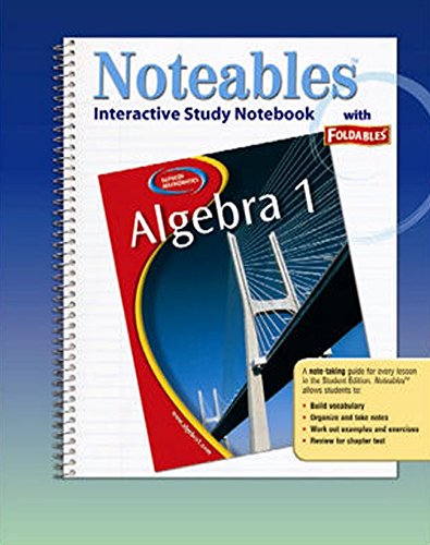 9780078682100: Algebra 1: Noteables with Foldables, Interactive Study Notebook