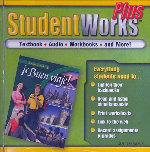 Imagen de archivo de Buen viaje!, Level 2, StudentWorks Plus CD-ROM (GLENCOE SPANISH) (Spanish Edition) a la venta por Iridium_Books