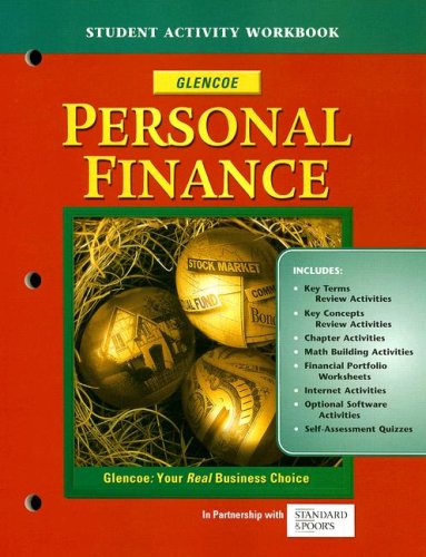 Personal Finance, Student Activity Workbook (9780078692895) by McGraw-Hill, Glencoe