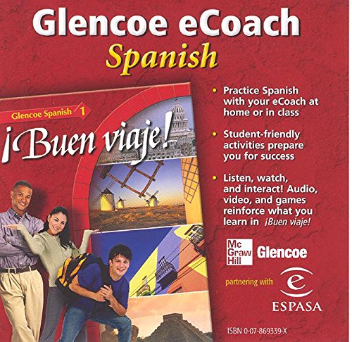 9780078693397: Buen viaje! Level 1, eCoach Spanish CD-ROM (GLENCOE SPANISH) (Spanish Edition)