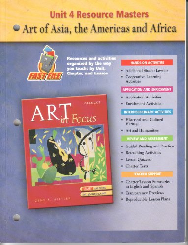Imagen de archivo de Art in Focus Unit 4 Resource Masters (Art in focus, unit 4) a la venta por Allied Book Company Inc.