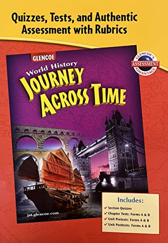 9780078694820: Journey Across Time Quizzes, Tests, and Authentic Assessment with Rubrics Glencoe World History ISBN 0078694825 UPC 9780078694820