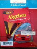 Stock image for Glencoe Mathematics Algebra Concepts and Applications Solutions Manual for sale by The Book Cellar, LLC