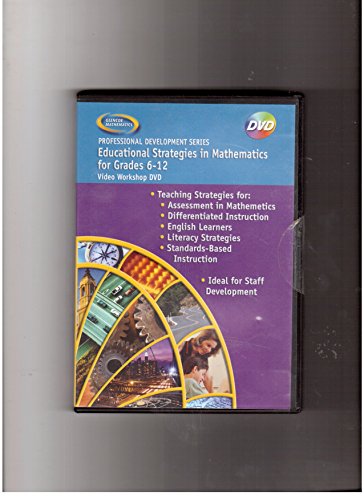 9780078697074: Educational Strategies in Mathematics for Grades 6-12 (Video Workshop DVD) (Professional Development Series)