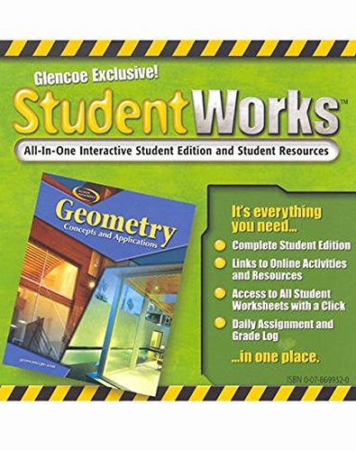 Stock image for Geometry: Concepts and Applications, StudentWorks CD-ROM (GEOMETRY: CONCEPTS & APPLIC) for sale by Iridium_Books