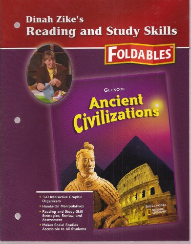 9780078703225: Dinah Zike's Reading and Study Skills - Foldables (Ancient Clivilizations - Glencoe Social Studies)