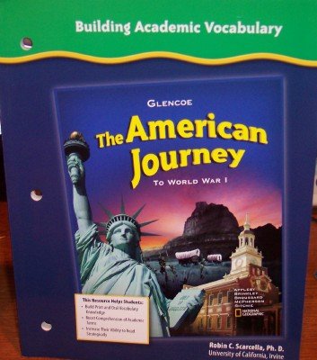 9780078703706: Building Academic Vocabulary (The American Journey: to World War 1)
