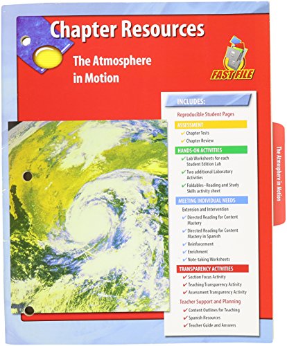 Beispielbild fr Fast File: Chapter Resource(The Atmosphere in Motion) zum Verkauf von Booksavers of MD
