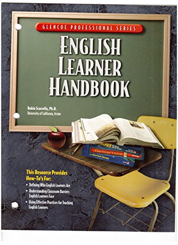 Imagen de archivo de Glencoe Professional Series English Learner Handbook a la venta por Nationwide_Text