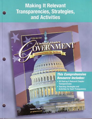 Beispielbild fr Making It Relevant Transparencies, Strategies, and Activities (United States Government, Democracy in Action) zum Verkauf von Nationwide_Text