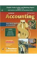 Stock image for Glencoe Accounting: First Year Course, Chapter Study Guides And Working Papers Chapters 1-29 ; 9780078739866 ; 0078739861 for sale by APlus Textbooks