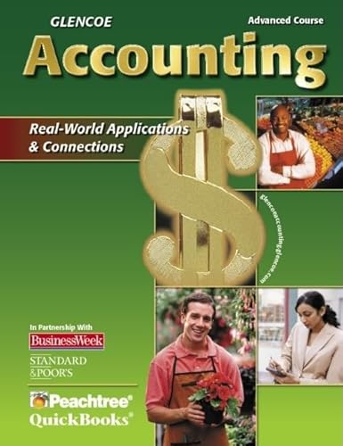 Stock image for Glencoe Accounting Advanced Course, Student Edition (GUERRIERI: HS ACCTG) for sale by HPB-Red