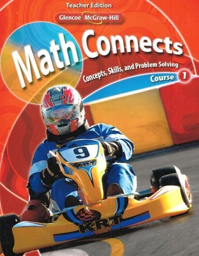 Imagen de archivo de Math Connects: Concepts, Skills, and Problem Solving, Course 1, Vol. 1, Teacher Edition a la venta por SecondSale