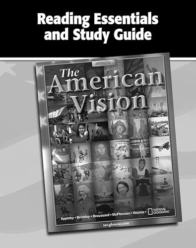 Imagen de archivo de The American Vision, Reading Essentials and Study Guide, Workbook (UNITED STATES HISTORY (HS)) a la venta por Iridium_Books