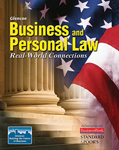 Beispielbild fr Business and Personal Law : Real-World Connections zum Verkauf von Better World Books
