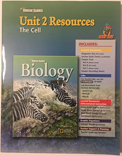 Stock image for Biology: Unit 2 Resources, Fast File: The Cell With Answer Keys, Consumable (2005 Copyright) for sale by ~Bookworksonline~