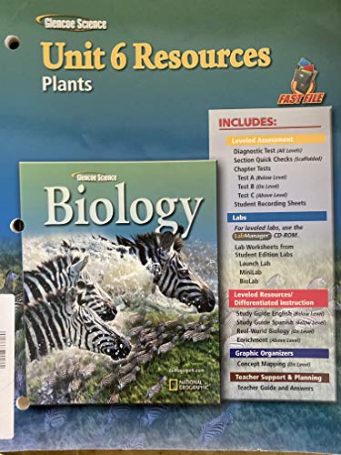 9780078746109: Glencoe Biology-Unit 6 Resources-Plants (Glencoe Biology)