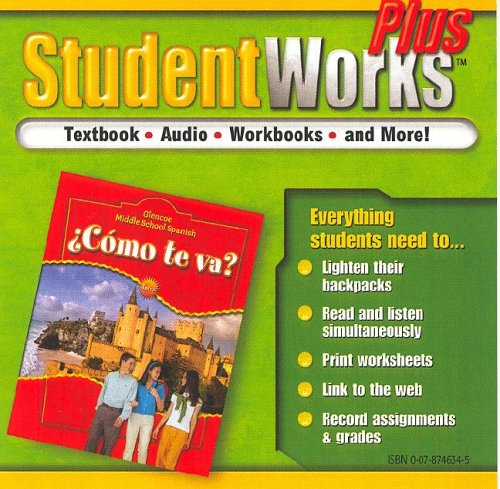 Â¿CÃ³mo te va? Intro Nivel rojo, StudentWorks Plus CD-ROM (MIDDLE SCHOOL SPANISH INTRO) (Spanish Edition) (9780078746345) by McGraw-Hill Education