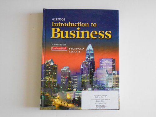 Imagen de archivo de Introduction To Business, Student Edition (BROWN: INTRO TO BUSINESS) a la venta por Goodwill of Colorado