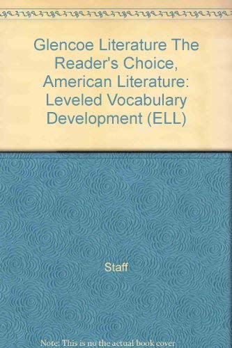 Beispielbild fr Glencoe Literature The Reader's Choice, American Literature: Leveled Vocabulary zum Verkauf von Nationwide_Text