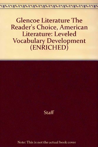Beispielbild fr Glencoe Literature The Reader's Choice, American Literature: Leveled Vocabulary zum Verkauf von Nationwide_Text