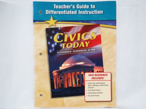 Stock image for Teacher's Guide to differentiated Instruction (Civics Today; Citizenship, Economics, & You) for sale by Dailey Ranch Books