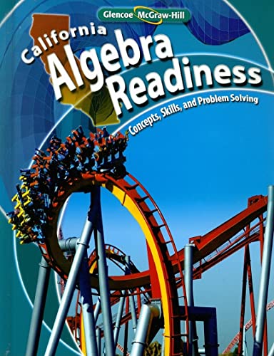 Beispielbild fr California Algebra Readiness: Concepts, Skills, and Problem Solving zum Verkauf von SecondSale