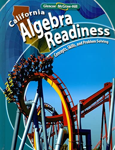 Imagen de archivo de California Algebra Readiness: Concepts, Skills, and Problem Solving a la venta por SecondSale