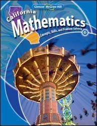 Beispielbild fr California Mathematics: Concepts, Skills, and Problem Solving, Grade 6 zum Verkauf von Better World Books